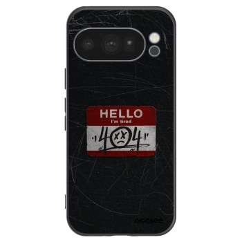 Picasee silikónový čierny obal pre Google Pixel 10 Pro - HELLO 404