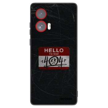 Picasee silikónový čierny obal pre Motorola Edge 50 Fusion - HELLO 404