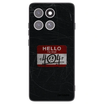 Picasee silikónový čierny obal pre Motorola Edge 60 Fusion - HELLO 404
