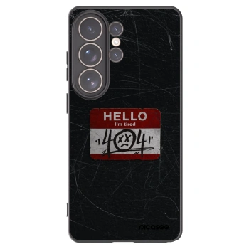 Picasee silikónový čierny obal pre Samsung Galaxy S26 Ultra - HELLO 404