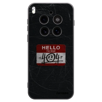 Picasee silikónový čierny obal pre Vivo X300 Pro - HELLO 404