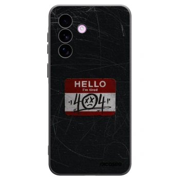 Picasee silikónový čierny obal pre Samsung Galaxy A57 5G - HELLO 404