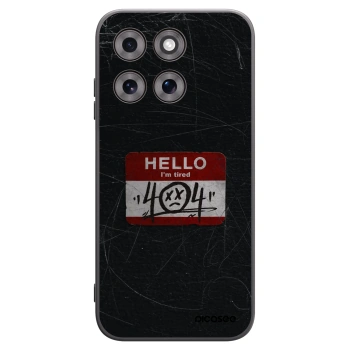 Picasee silikónový čierny obal pre Motorola Moto G77 - HELLO 404