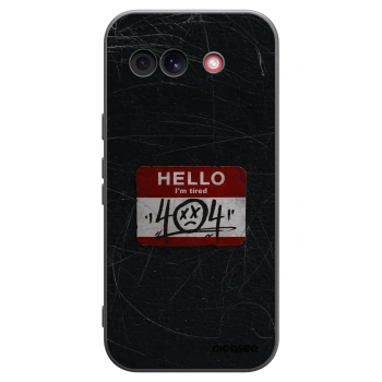 Picasee silikónový čierny obal pre Google Pixel 10a - HELLO 404