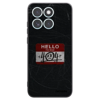 Picasee silikónový čierny obal pre Motorola Edge 70 Fusion - HELLO 404