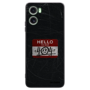 Picasee silikónový čierny obal pre Motorola Moto G06 - HELLO 404