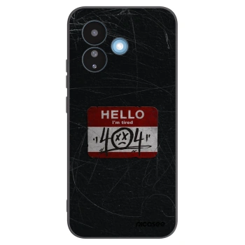 Picasee silikónový čierny obal pre Xiaomi Redmi Note 17 Pro 5G - HELLO 404