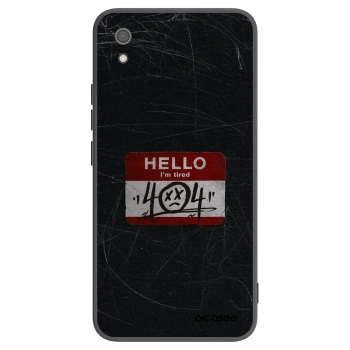 Picasee silikónový čierny obal pre Xiaomi Redmi 7A - HELLO 404