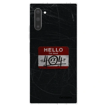 Picasee silikónový prehľadný obal pre Samsung Galaxy Note 10 N970F - HELLO 404