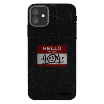 Picasee silikónový prehľadný obal pre Apple iPhone 11 - HELLO 404