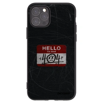 Picasee silikónový čierny obal pre Apple iPhone 11 Pro - HELLO 404