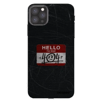 Picasee silikónový prehľadný obal pre Apple iPhone 11 Pro Max - HELLO 404
