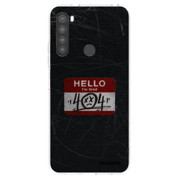Picasee silikónový prehľadný obal pre Xiaomi Redmi Note 8 - HELLO 404