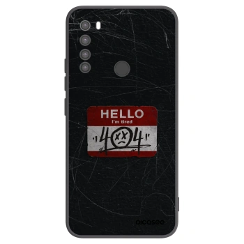 Picasee silikónový čierny obal pre Xiaomi Redmi Note 8 - HELLO 404
