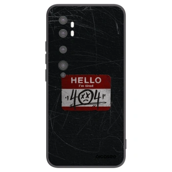 Picasee silikónový čierny obal pre Xiaomi Mi Note 10 (Pro) - HELLO 404