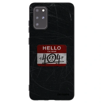 Picasee silikónový čierny obal pre Samsung Galaxy S20+ G985F - HELLO 404