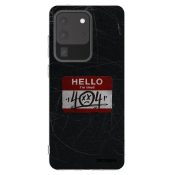 Picasee silikónový prehľadný obal pre Samsung Galaxy S20 Ultra 5G G988F - HELLO 404