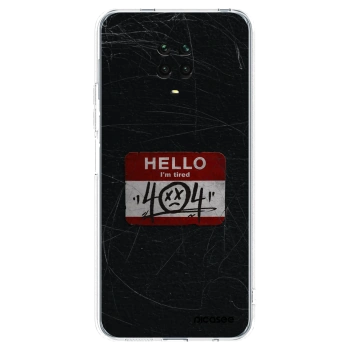 Picasee silikónový prehľadný obal pre Xiaomi Redmi Note 9S - HELLO 404