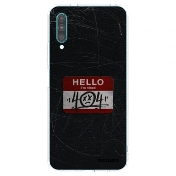 Picasee silikónový prehľadný obal pre Samsung Galaxy A30s A307F - HELLO 404