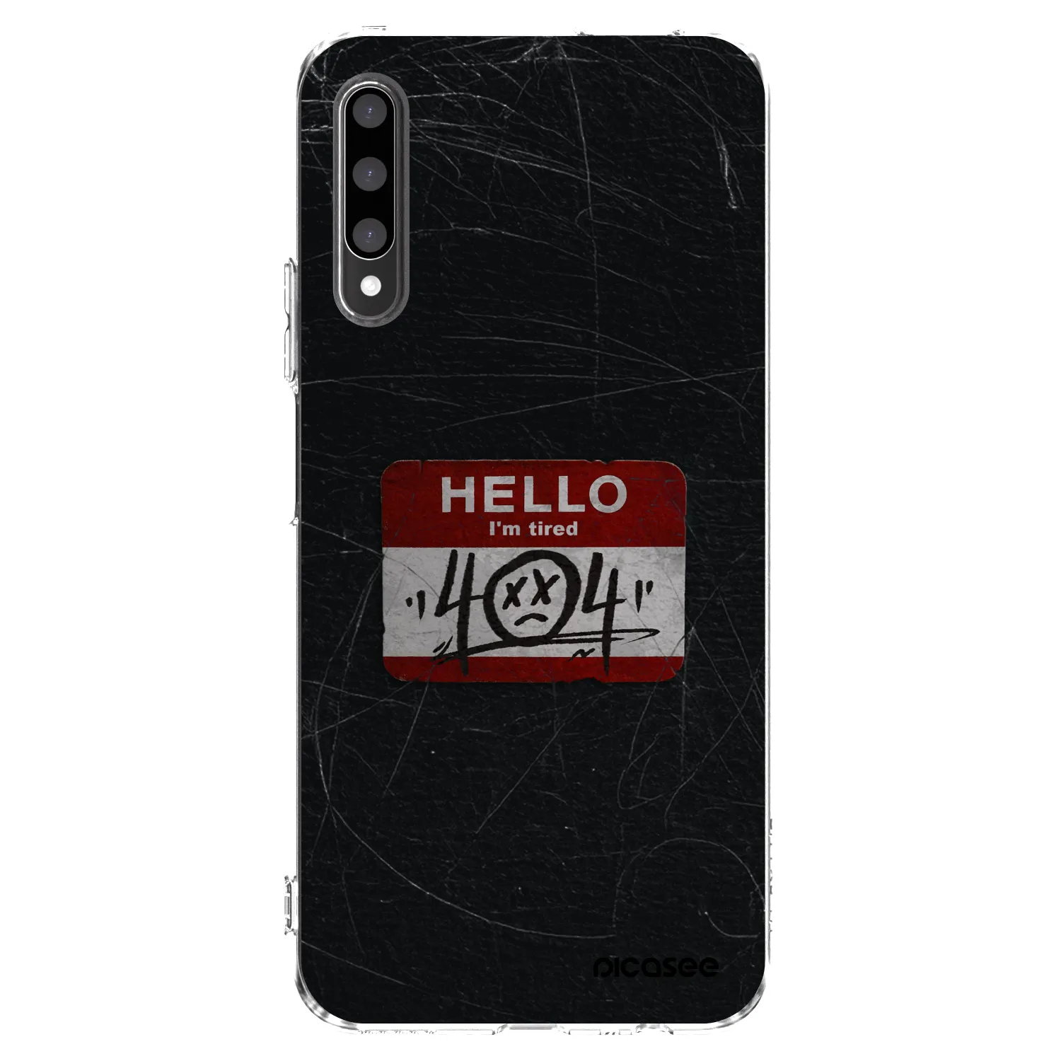 Picasee silikónový prehľadný obal pre Honor 9X Pro - HELLO 404