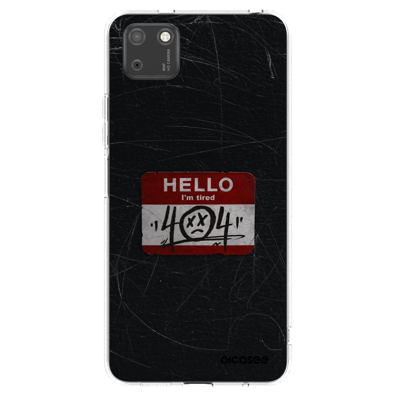 Picasee silikónový prehľadný obal pre Huawei Y5P - HELLO 404