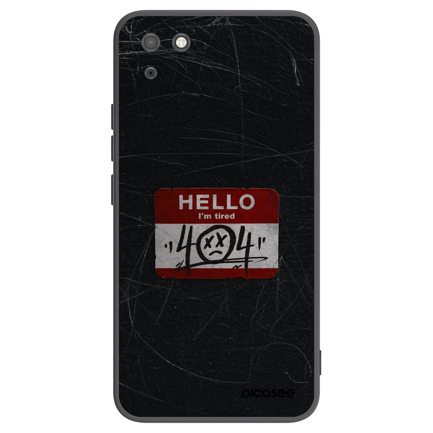 Picasee silikónový čierny obal pre Huawei Y5P - HELLO 404