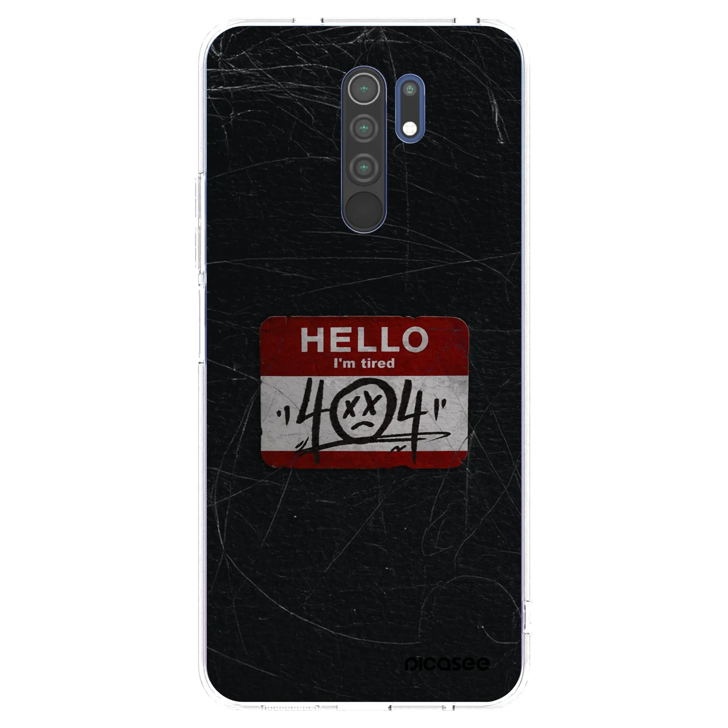 Picasee silikónový prehľadný obal pre Xiaomi Redmi 9 - HELLO 404