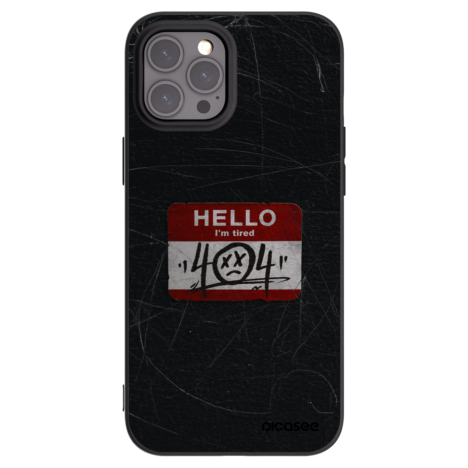 Silikónový čierny obal pre Apple iPhone 12 Pro Max - HELLO 404