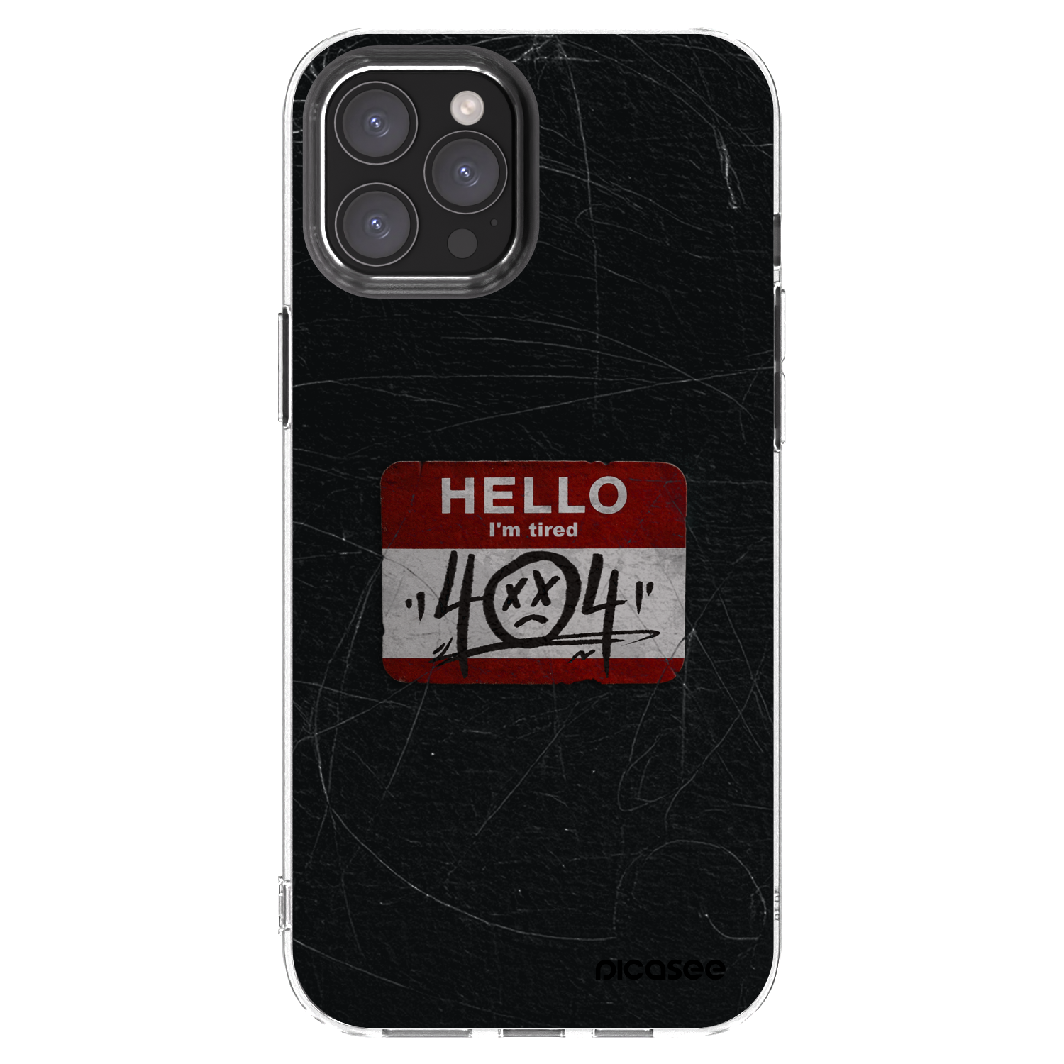 Silikónový prehľadný obal pre Apple iPhone 12 Pro Max - HELLO 404