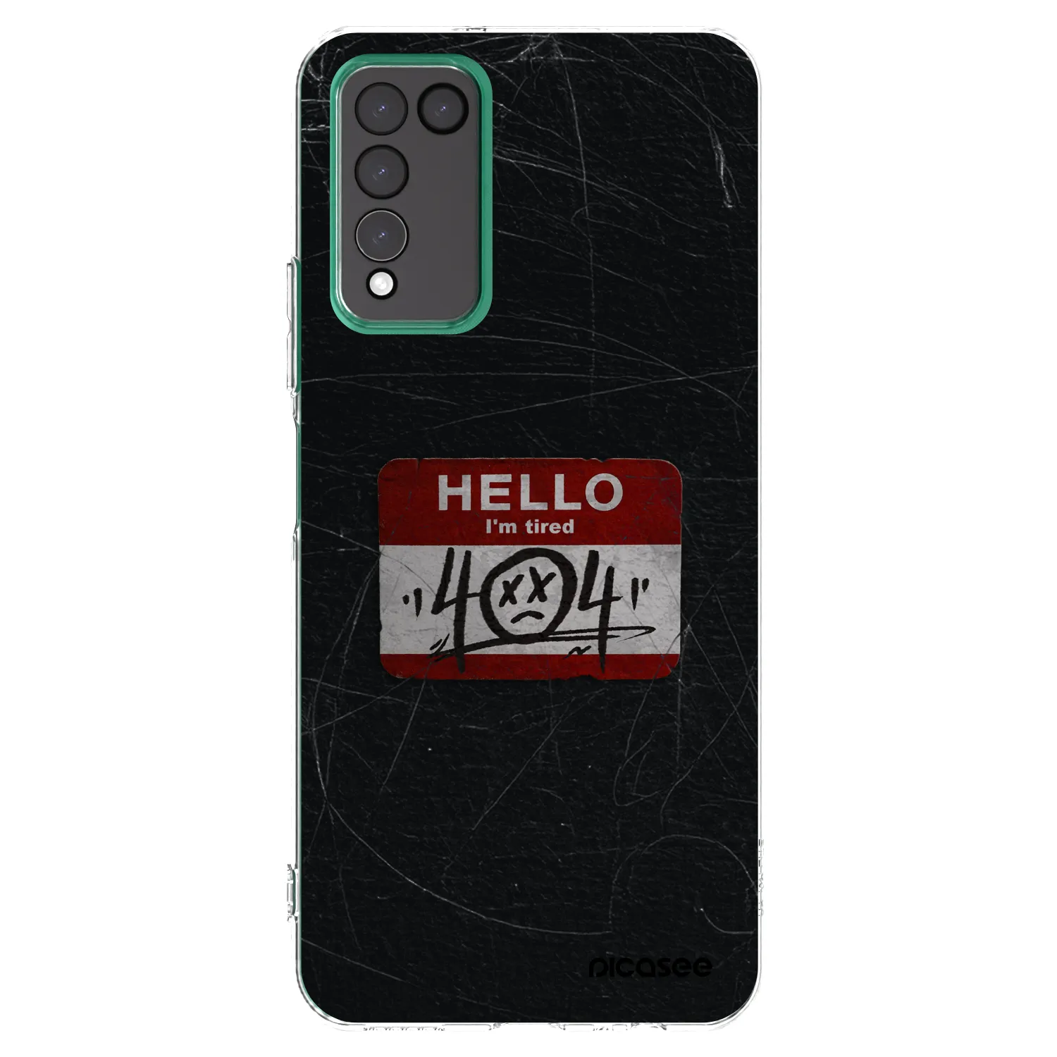 Picasee silikónový prehľadný obal pre Honor 10X Lite - HELLO 404