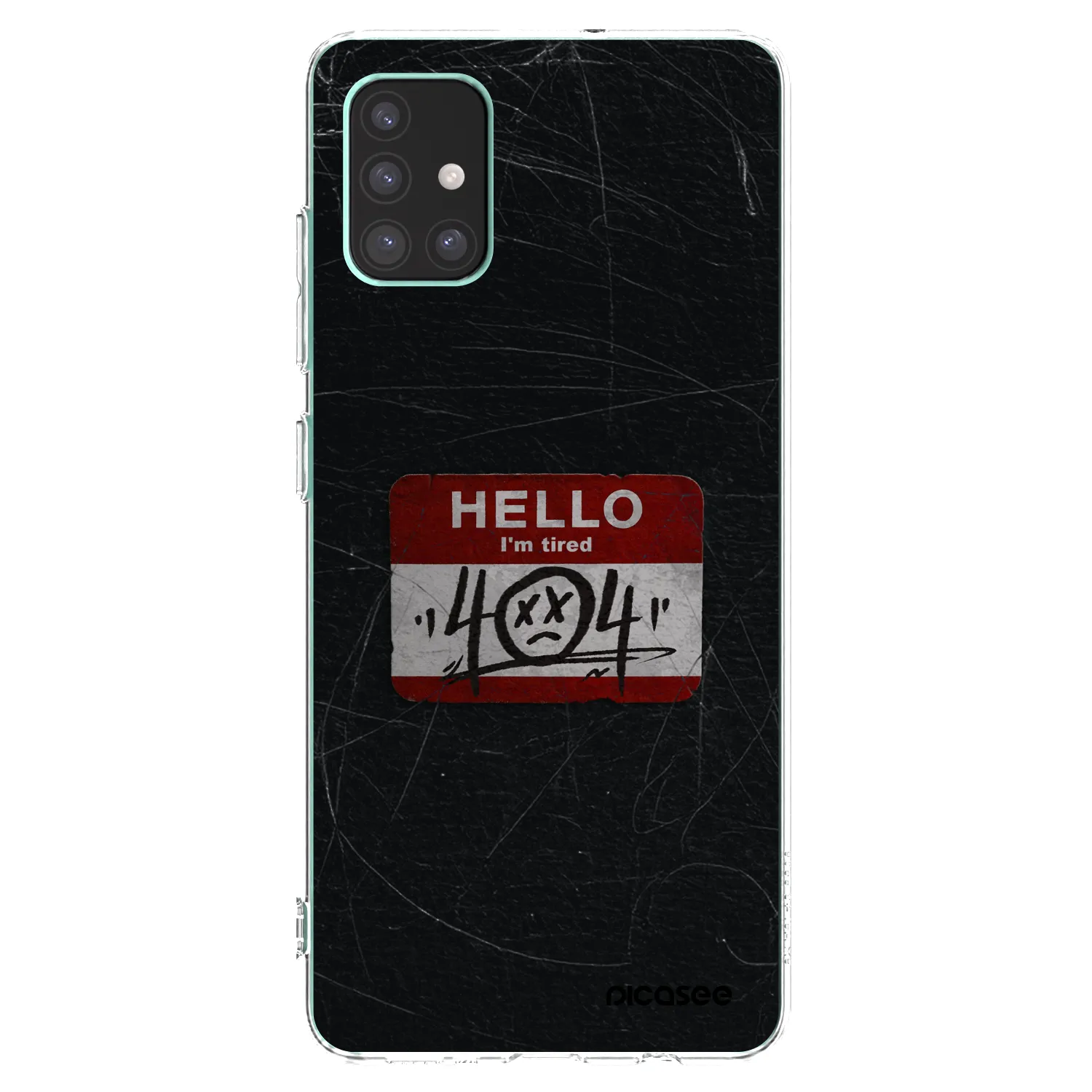 Picasee silikónový prehľadný obal pre Samsung Galaxy M51 M515F - HELLO 404