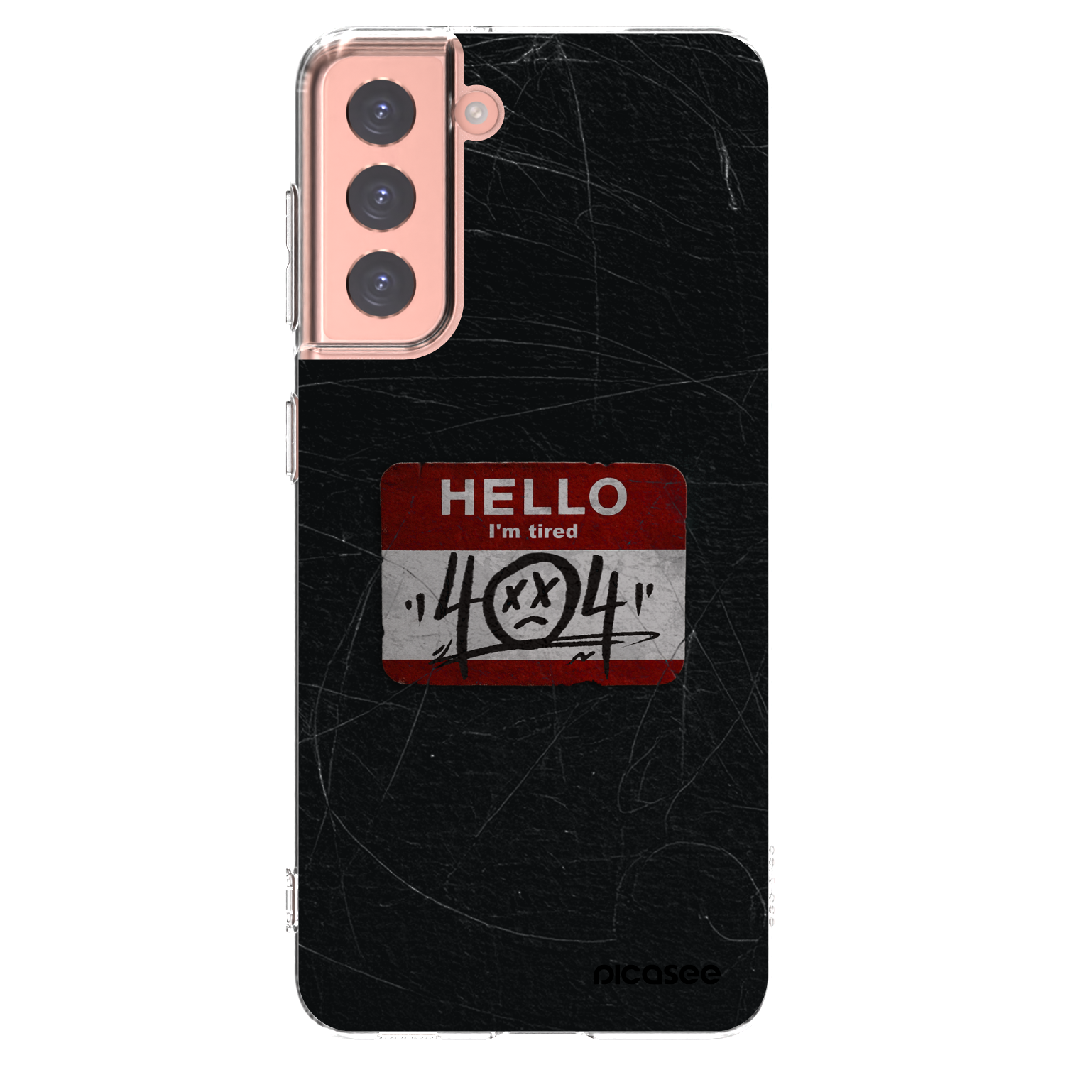 Silikónový prehľadný obal pre Samsung Galaxy S21 5G G991B - HELLO 404