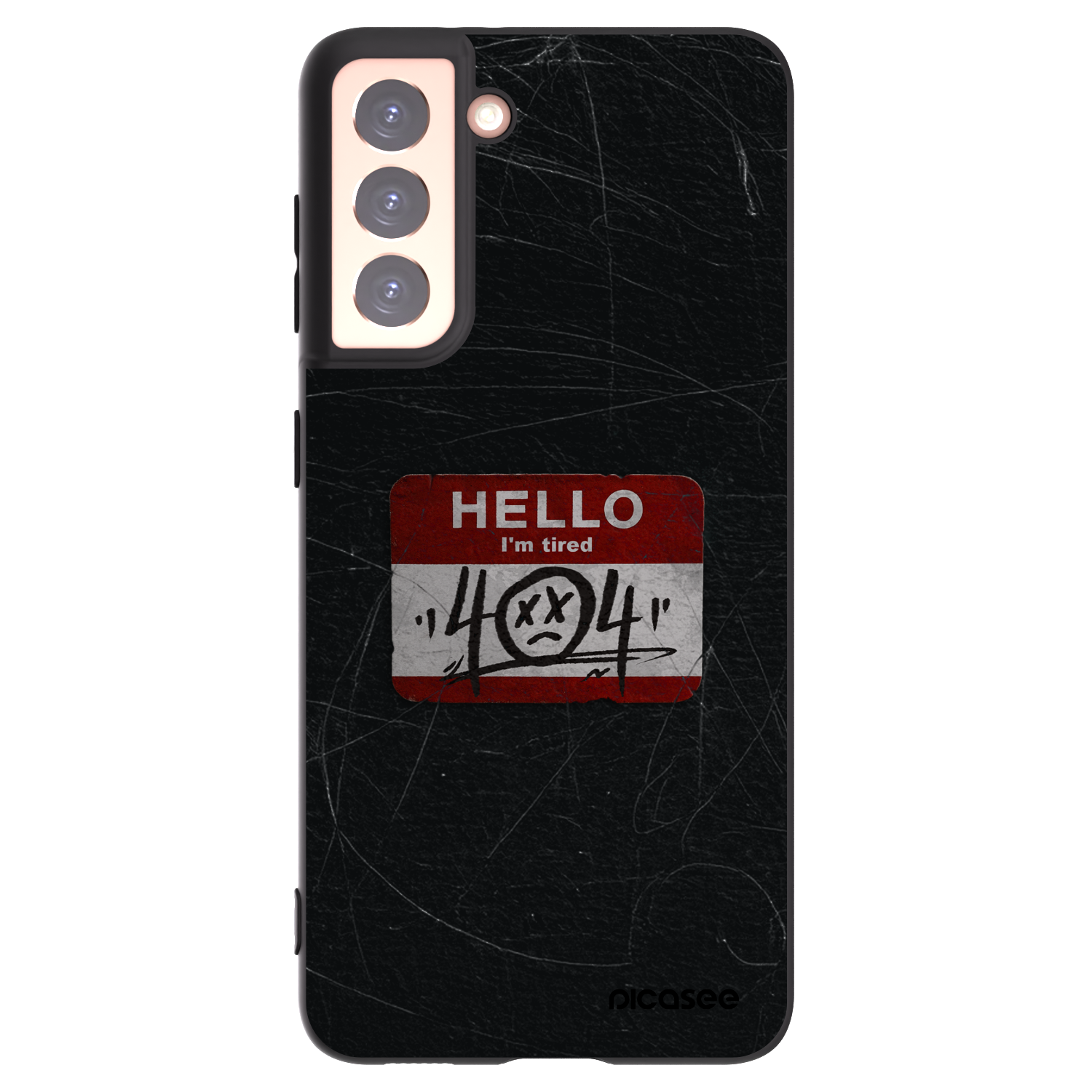Silikónový čierny obal pre Samsung Galaxy S21 5G G991B - HELLO 404