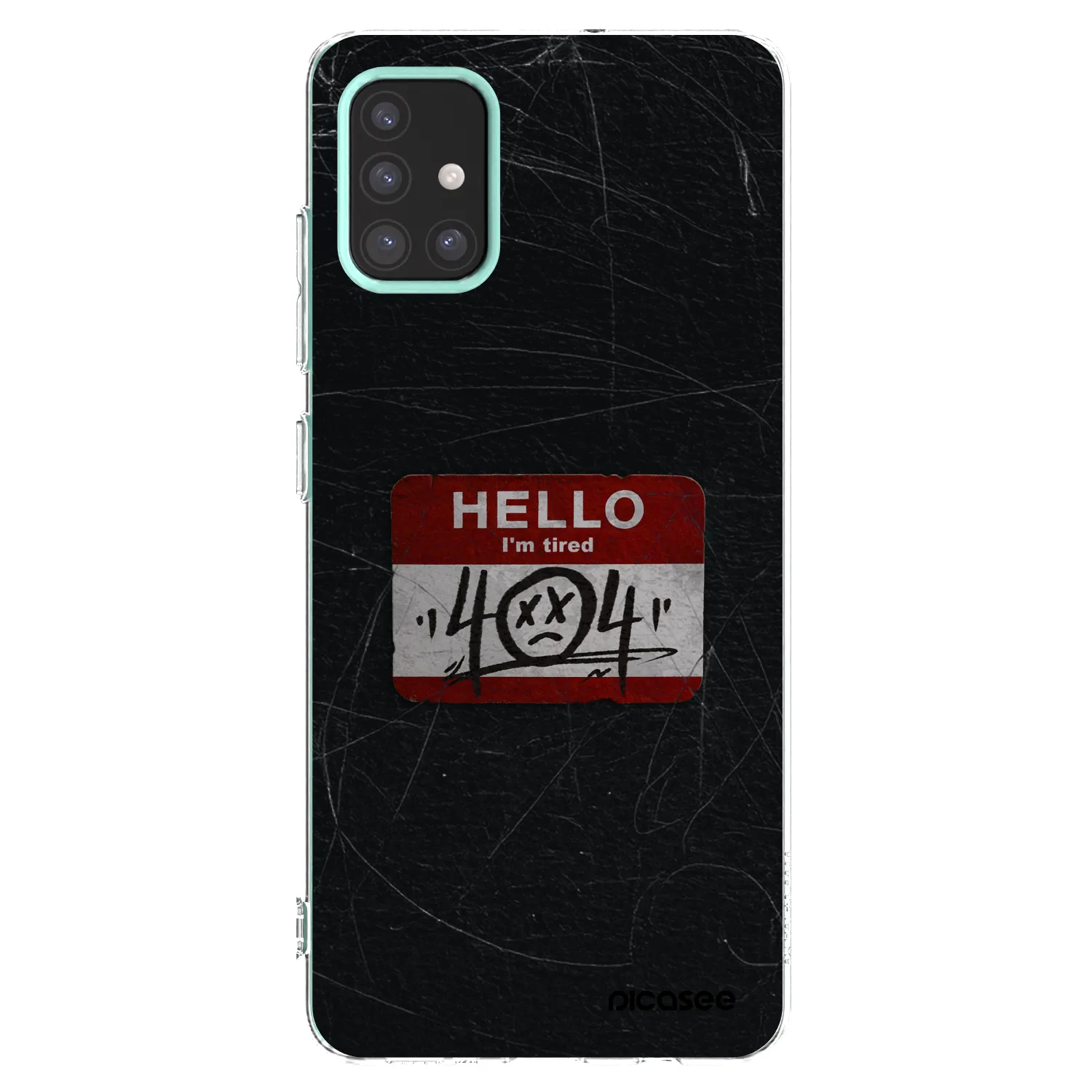 Picasee silikónový prehľadný obal pre Samsung Galaxy M31s - HELLO 404
