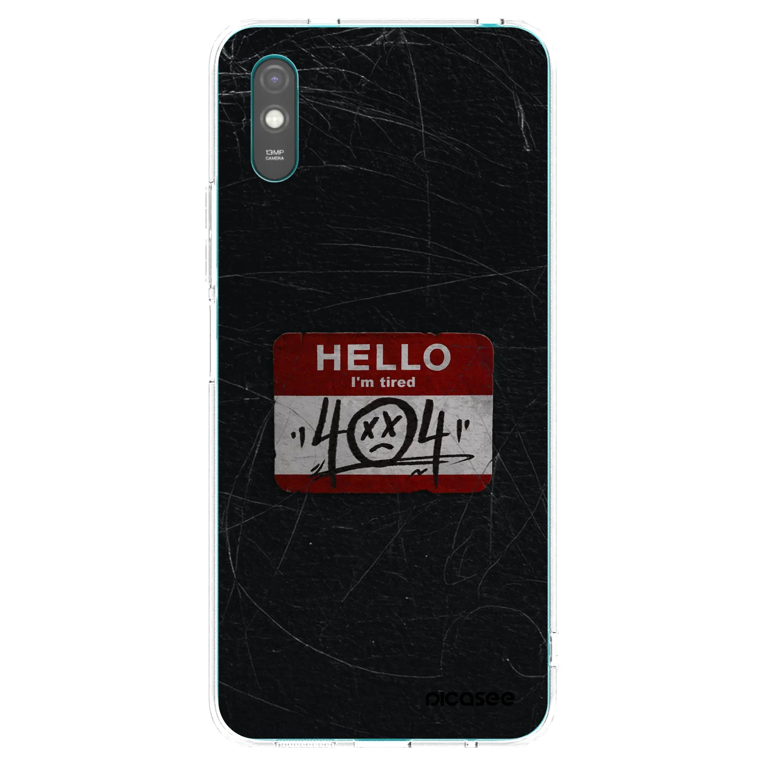 Picasee silikónový prehľadný obal pre Xiaomi Redmi 9AT - HELLO 404