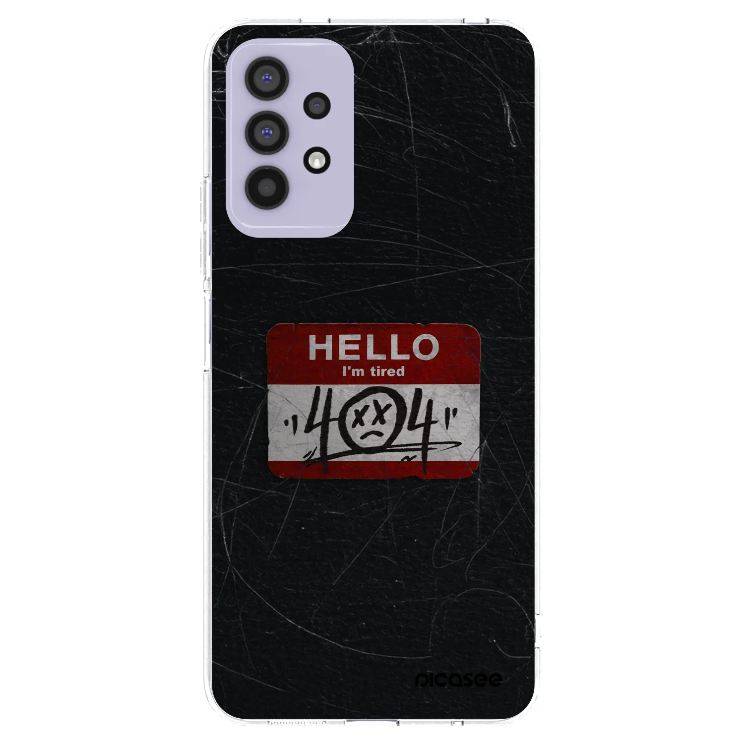 Picasee silikónový prehľadný obal pre Samsung Galaxy A32 4G SM-A325F - HELLO 404