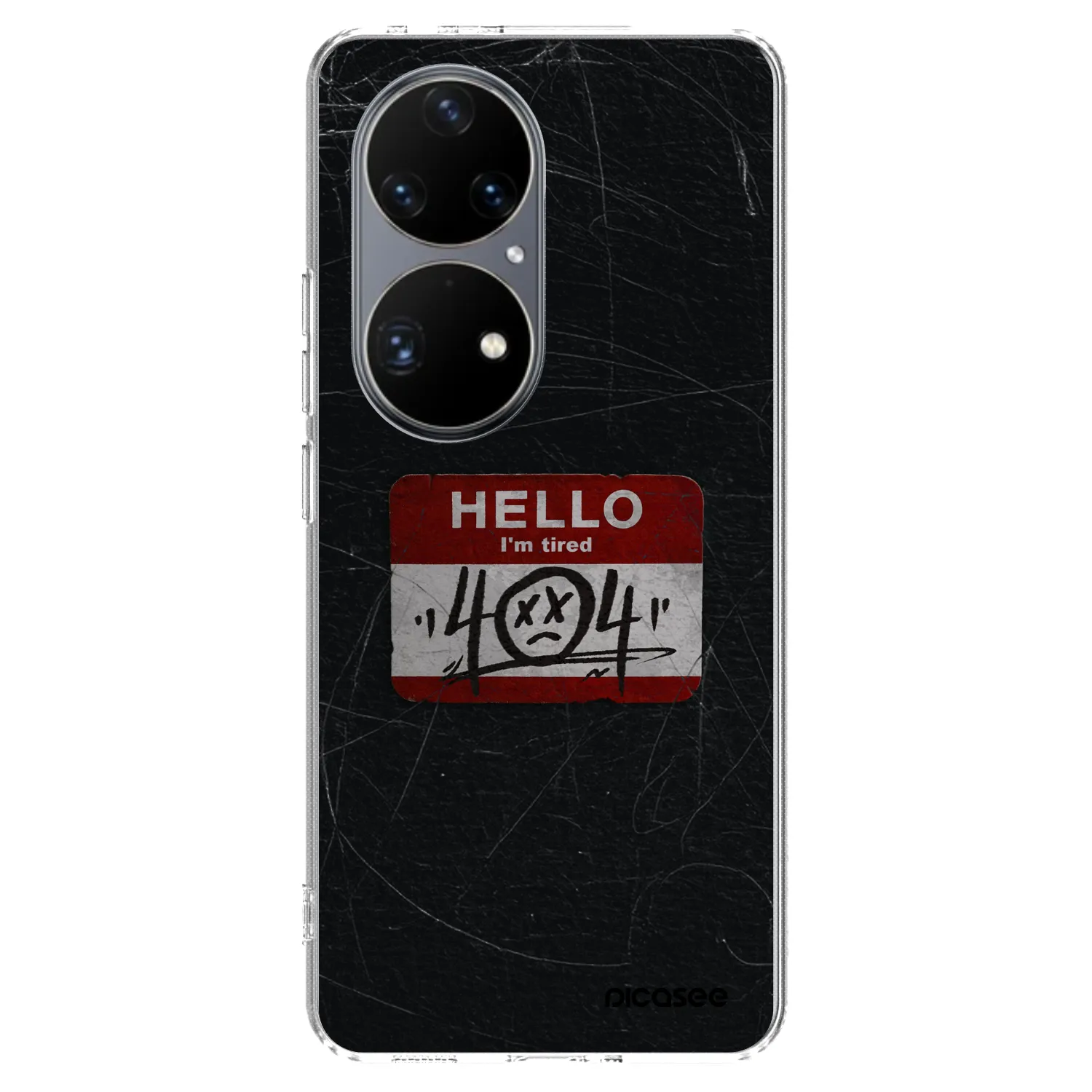 Picasee silikónový prehľadný obal pre Huawei P50 - HELLO 404