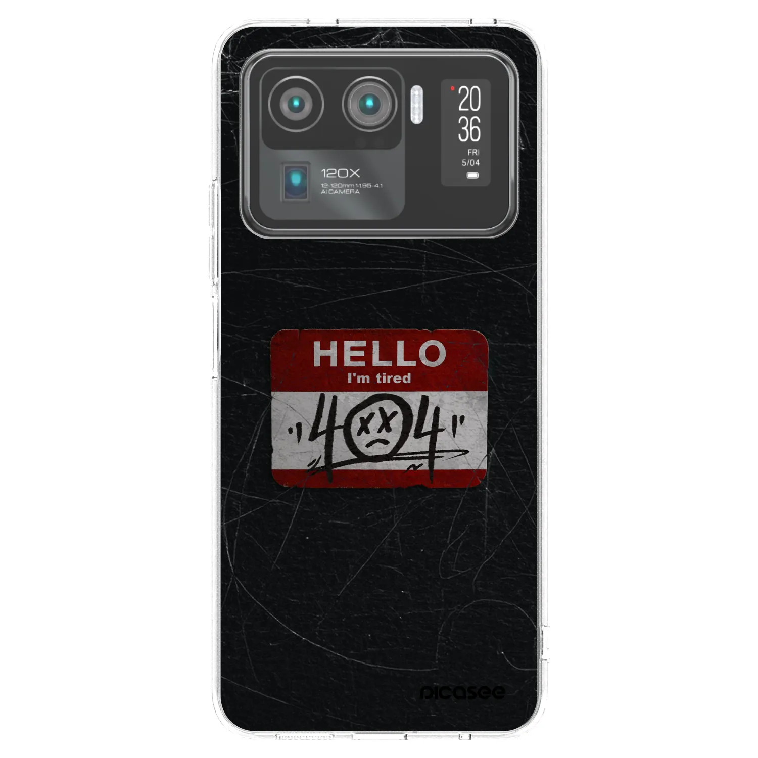 Picasee silikónový prehľadný obal pre Xiaomi Mi 11 Ultra - HELLO 404