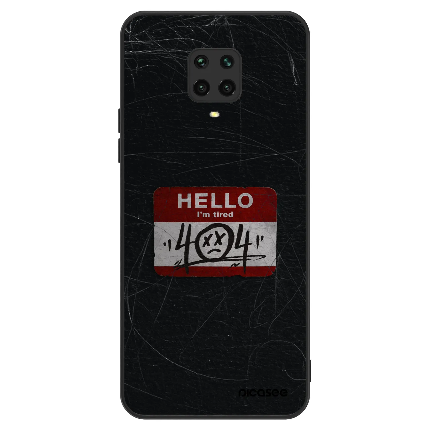 Picasee ULTIMATE CASE pro Xiaomi Redmi Note 9S - HELLO 404