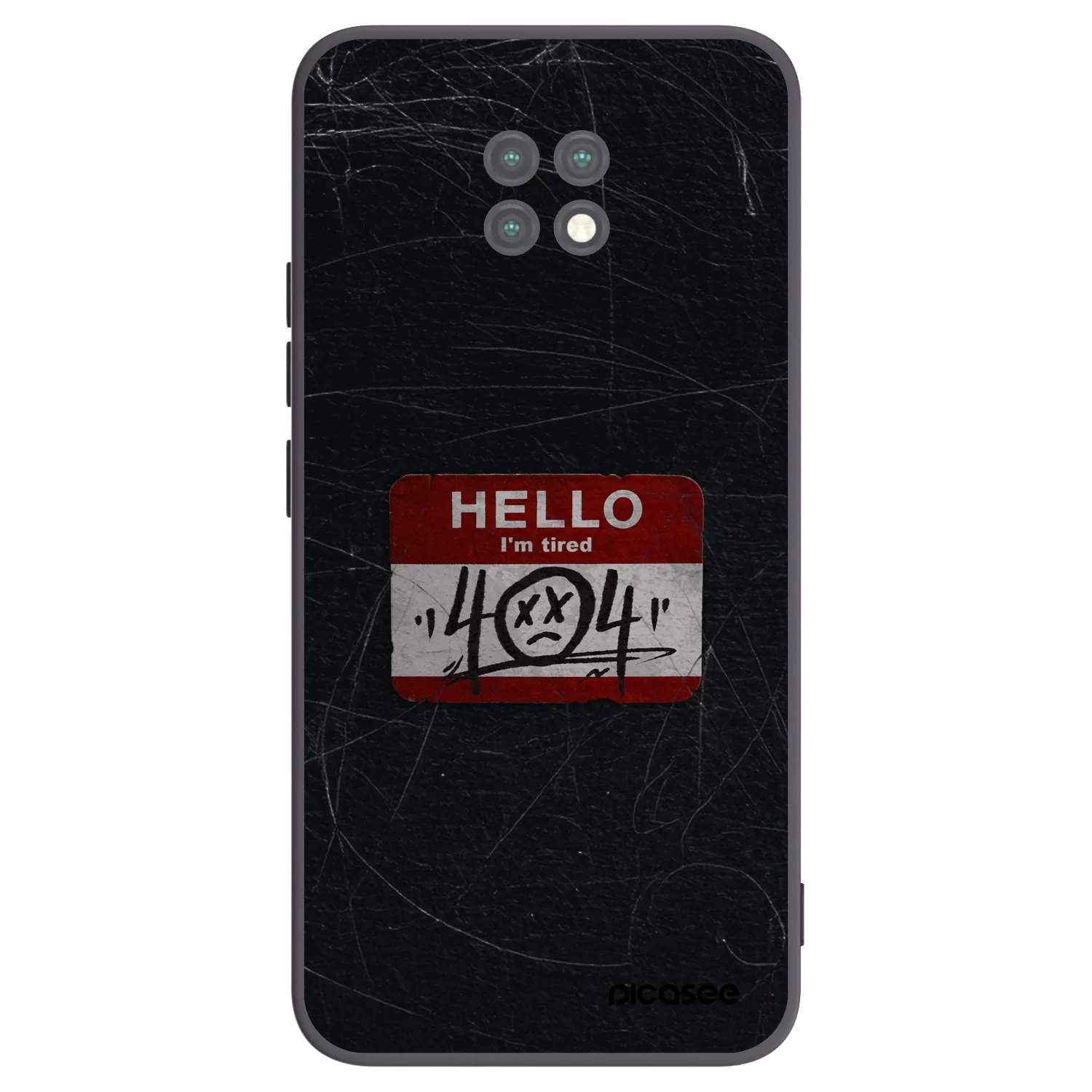 Picasee silikónový čierny obal pre Xiaomi Redmi Note 9T - HELLO 404