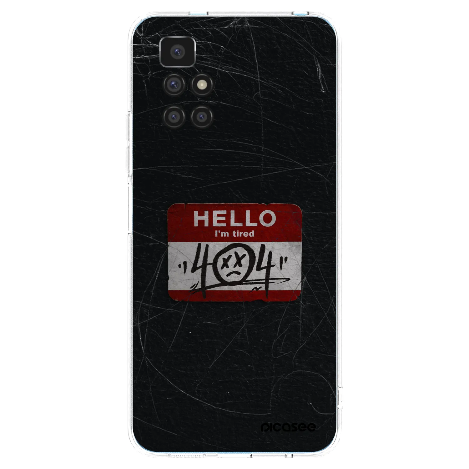 Silikónový prehľadný obal pre Xiaomi Redmi 10 - HELLO 404