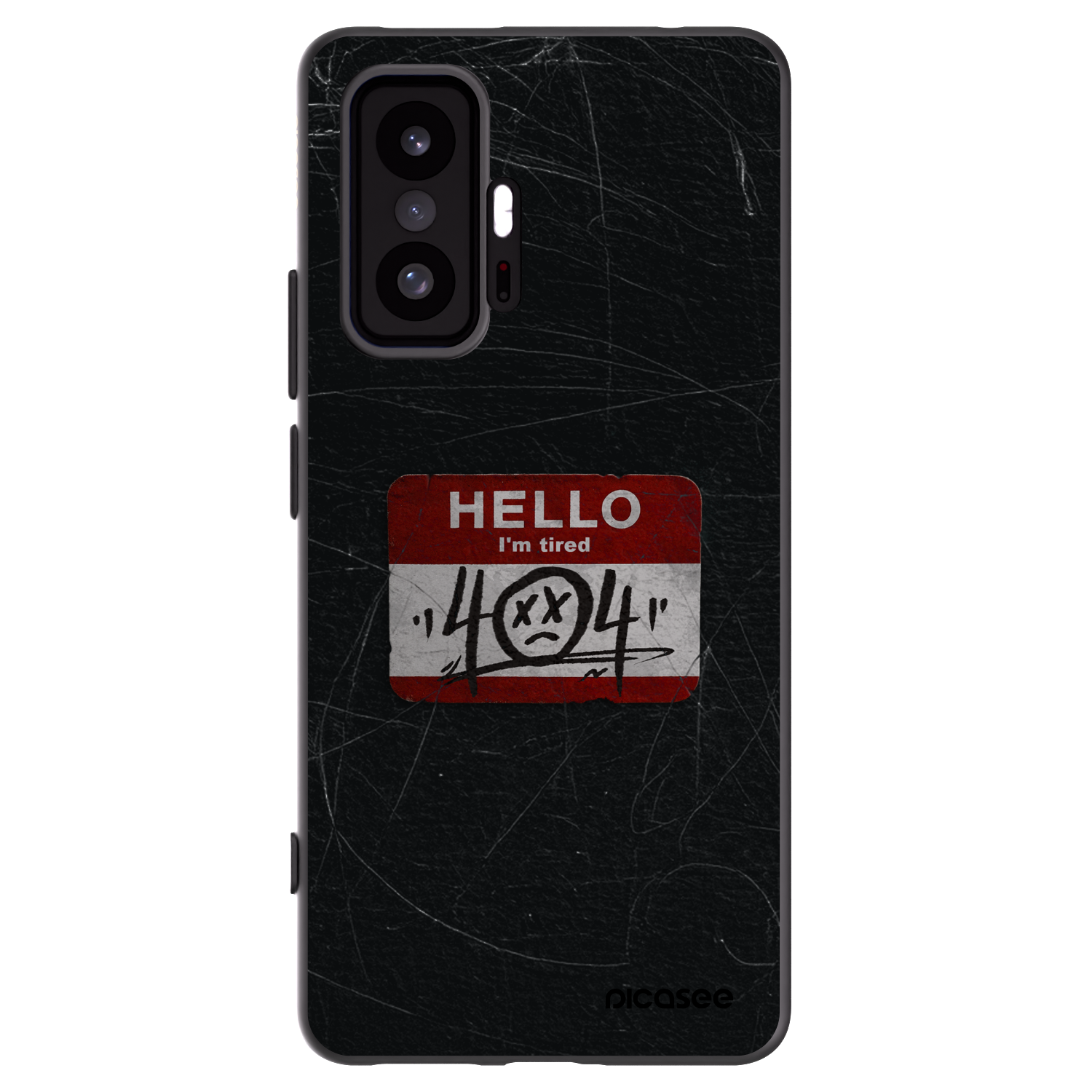 Picasee silikónový čierny obal pre Xiaomi 11T - HELLO 404