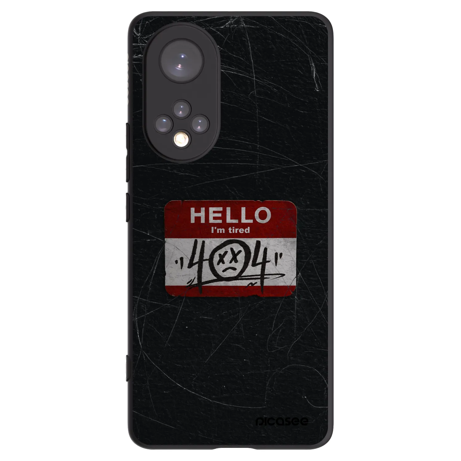 Picasee silikónový čierny obal pre Huawei Nova 9 - HELLO 404