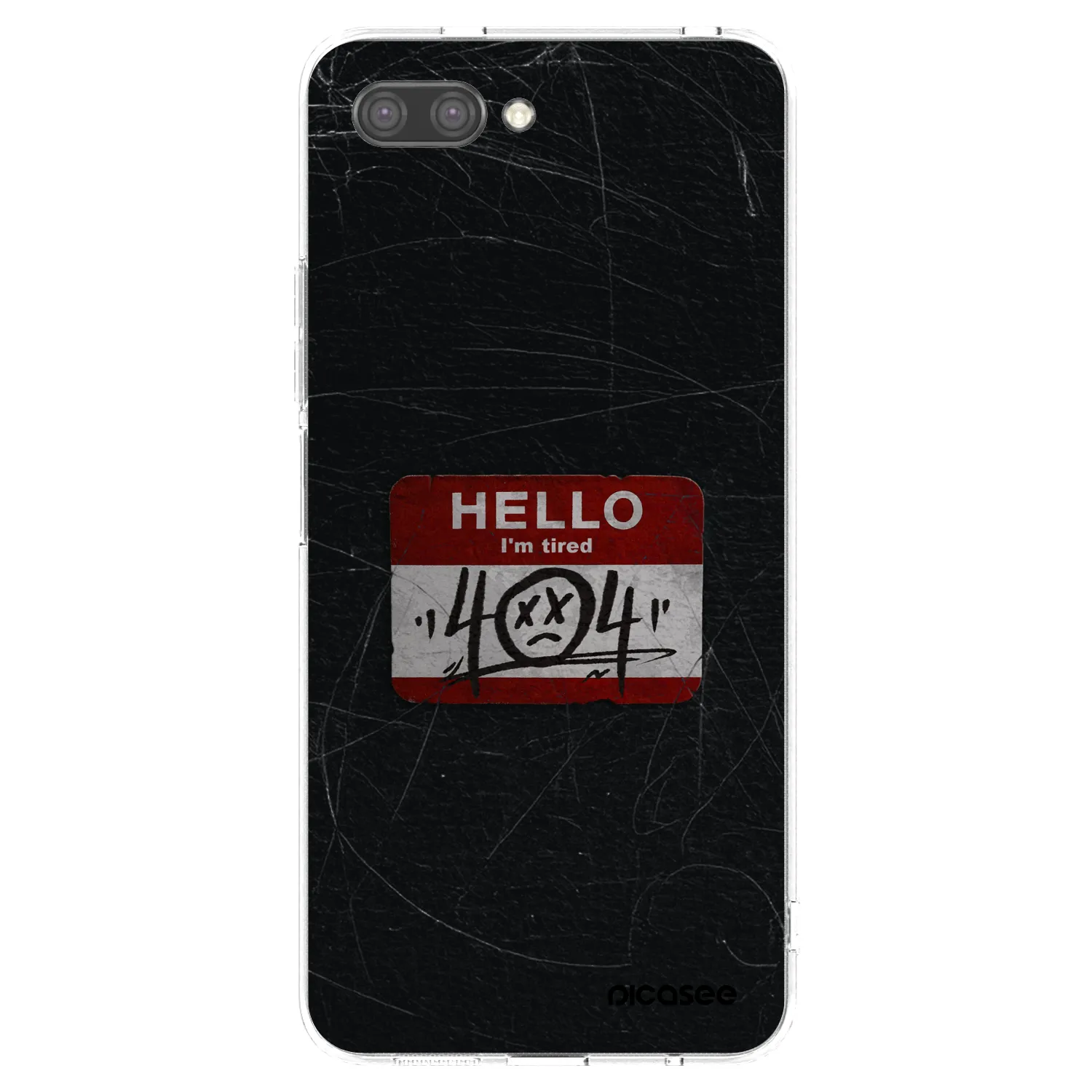 Picasee silikónový prehľadný obal pre Honor 10 - HELLO 404