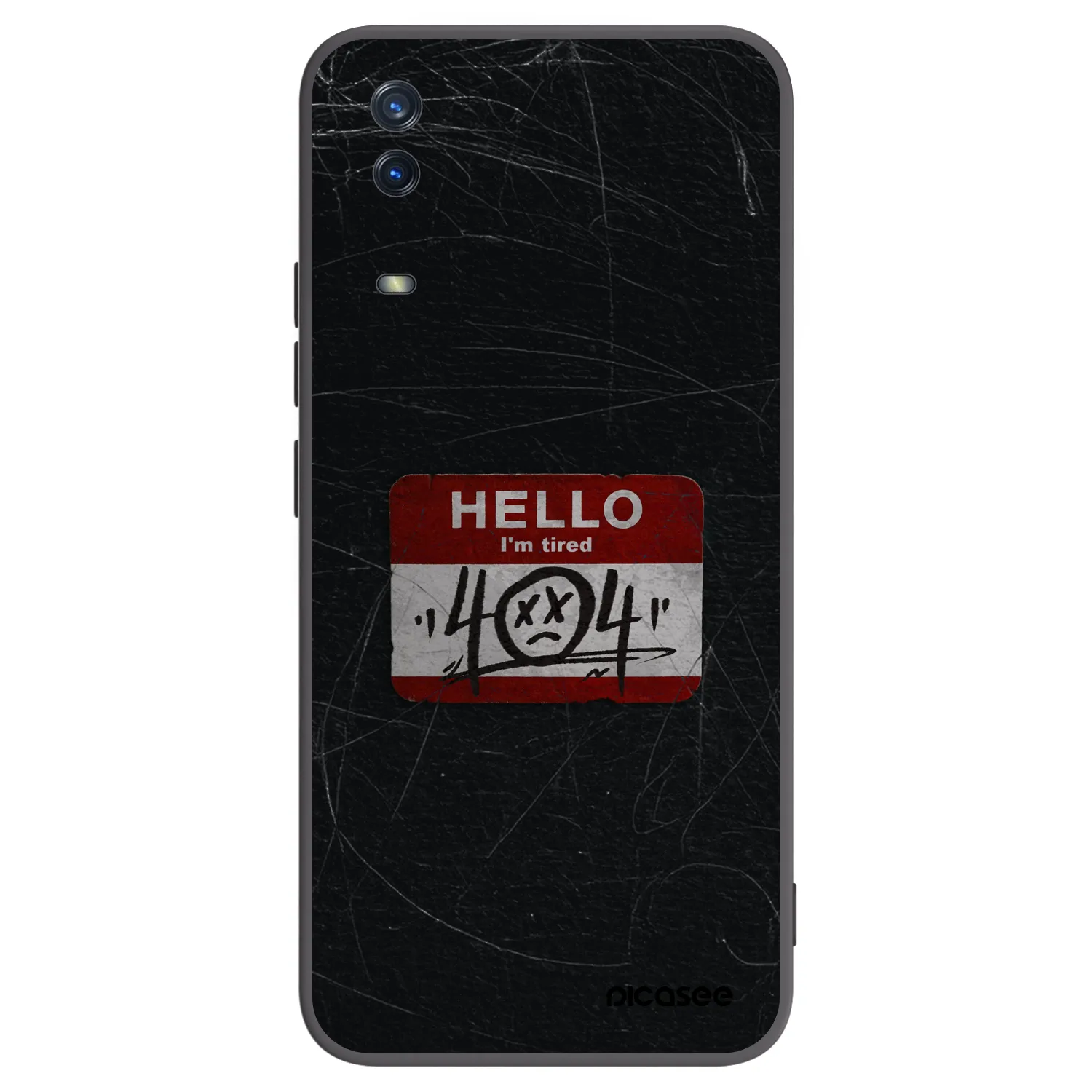 Picasee silikónový čierny obal pre Vivo Y11s - HELLO 404