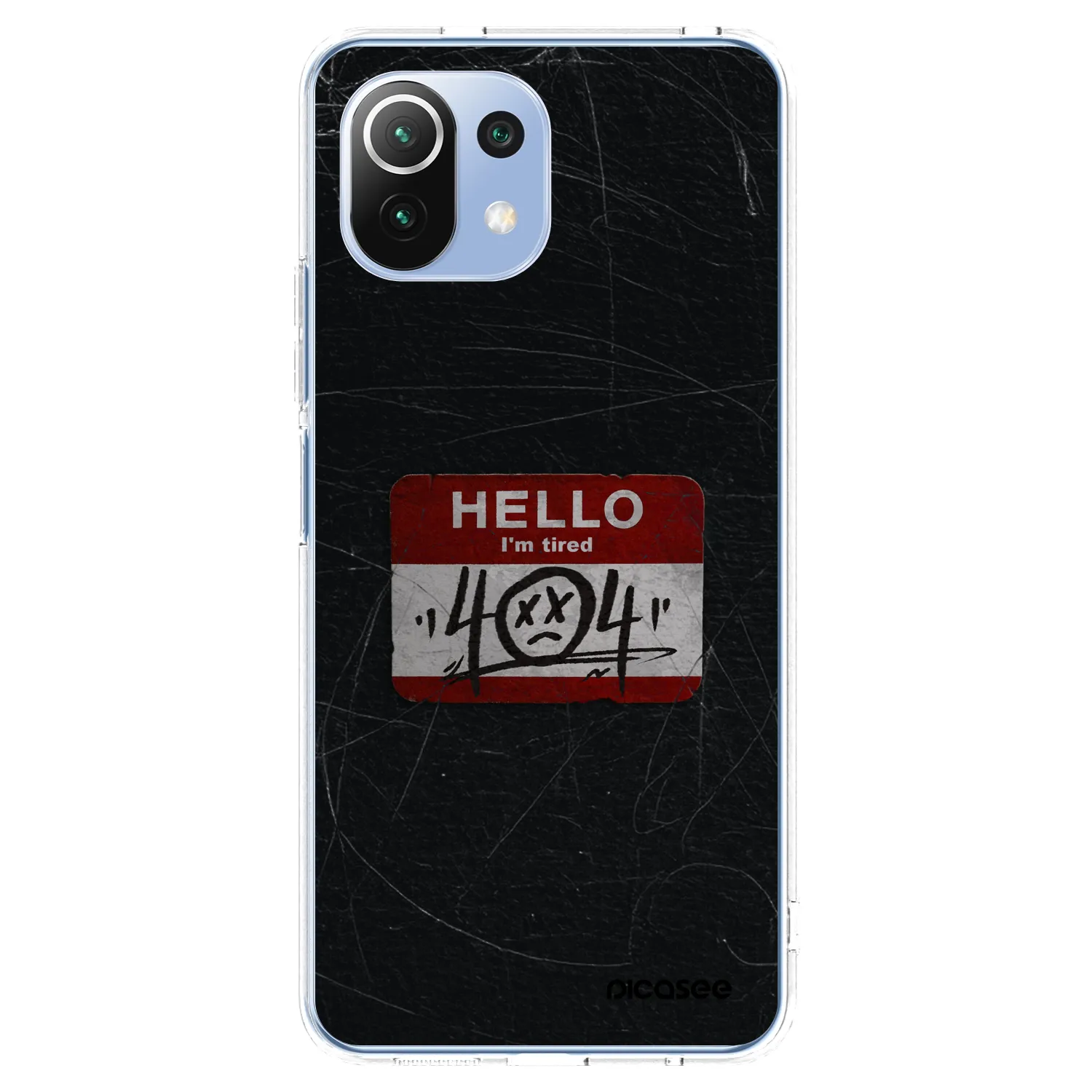 Picasee silikónový prehľadný obal pre Xiaomi 11 Lite 5G NE - HELLO 404