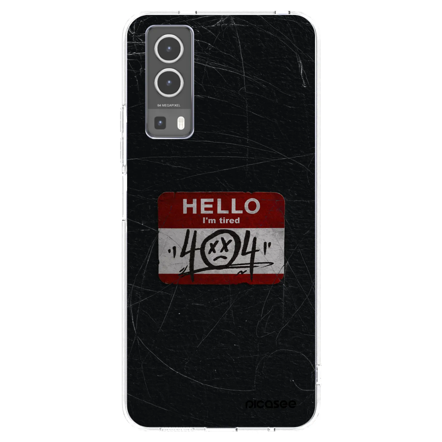 Picasee silikónový prehľadný obal pre Vivo Y72 5G - HELLO 404