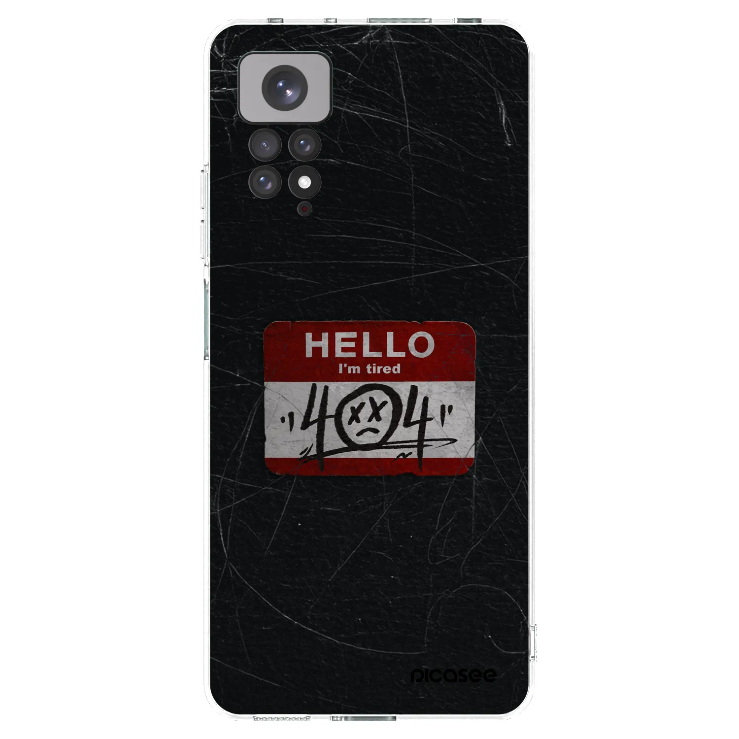 Picasee silikónový prehľadný obal pre Xiaomi Redmi Note 11S 4G - HELLO 404