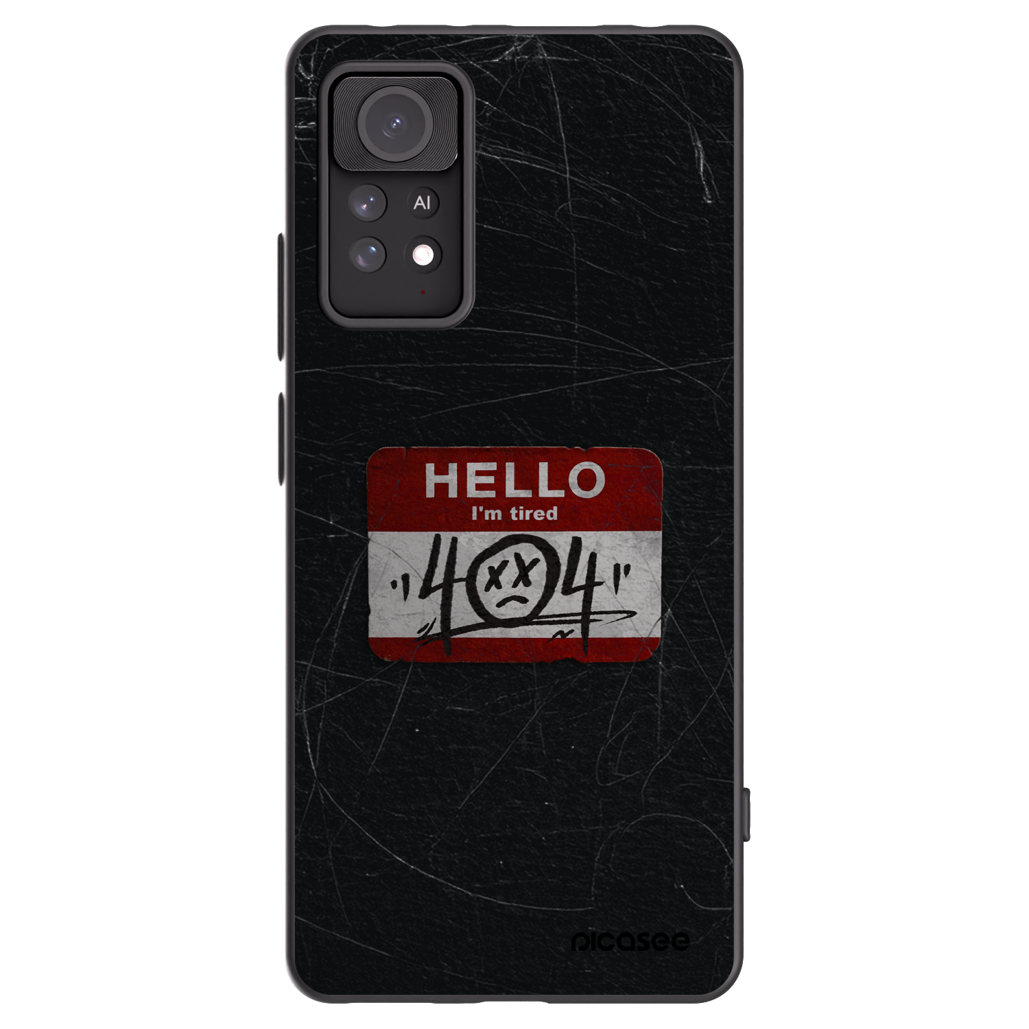 Picasee silikónový čierny obal pre Xiaomi Redmi Note 11 Pro 5G - HELLO 404