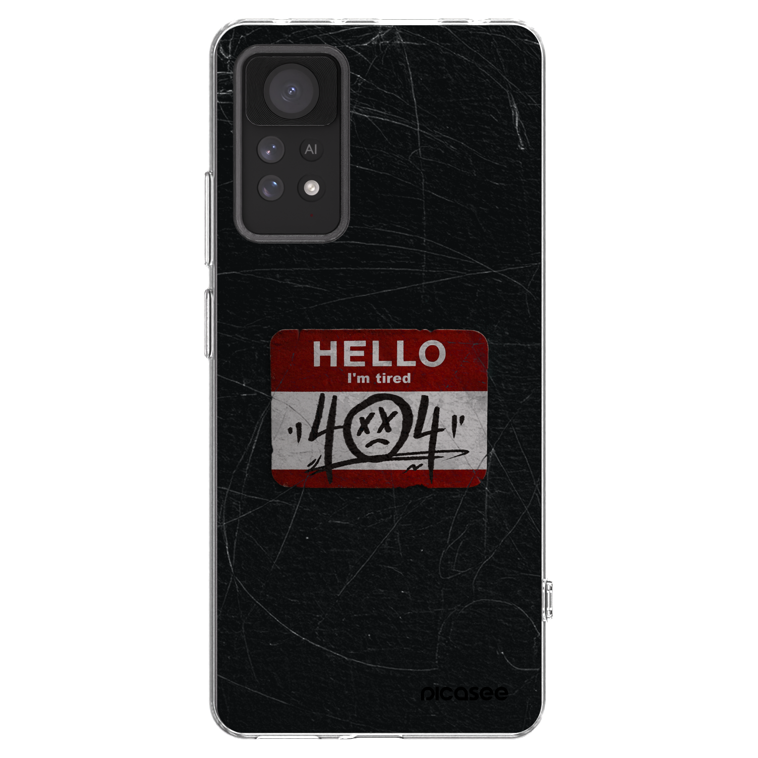 Picasee silikónový prehľadný obal pre Xiaomi Redmi Note 11 Pro 5G - HELLO 404